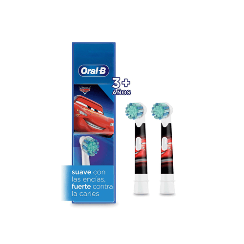 Repuesto Cepillo Eléctrico Oral B Kids Disney Cars x 2 unid