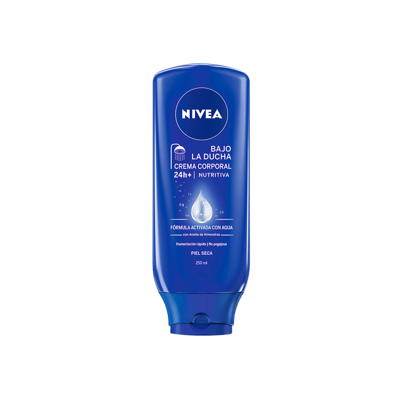 Crema-Corporal-Bajo-la-ducha-Nivea-Milk-Nutritiva-x-250-ml-Nivea