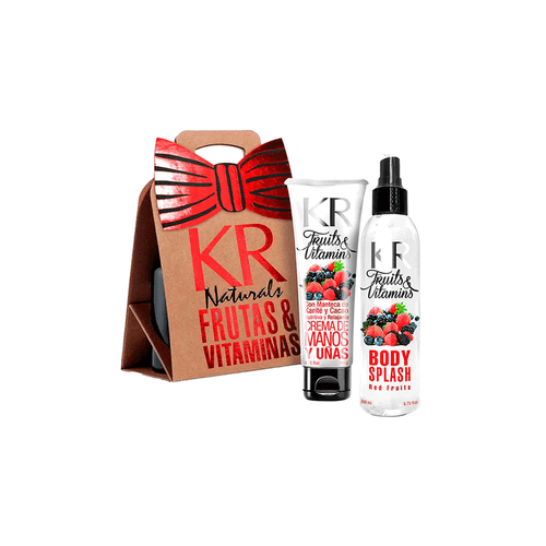 Set Karina Rabolini Duo Kraft F&amp;V Red Manos x 140 gr + Body Splash x 200 ml