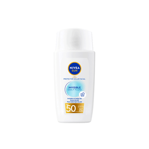 Protector Solar Facial Nivea Sun Invisible Daily Fluid FPS 50 x 40ml