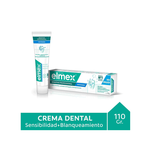 Crema Dental elmex Sensitive Professional Blanqueadora x 110 gr
