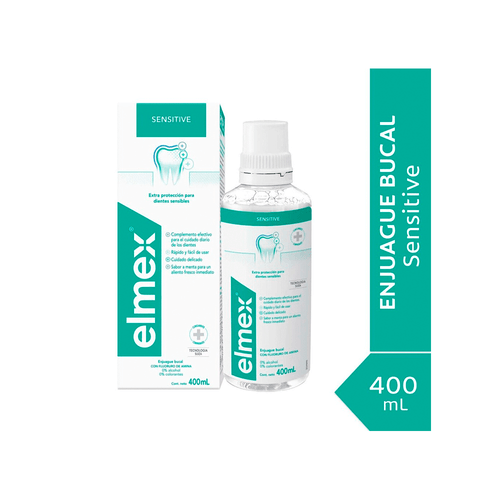 Enjuague Bucal Elmex Sensitive x 400 ml