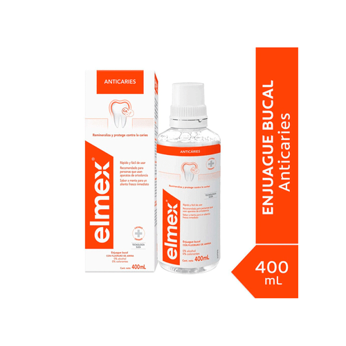 Enjuague Bucal Elmex Anticaries x 400 ml