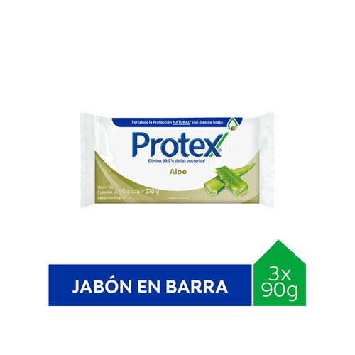 Jabón de Tocador Protex Aloe 3x 90 gr