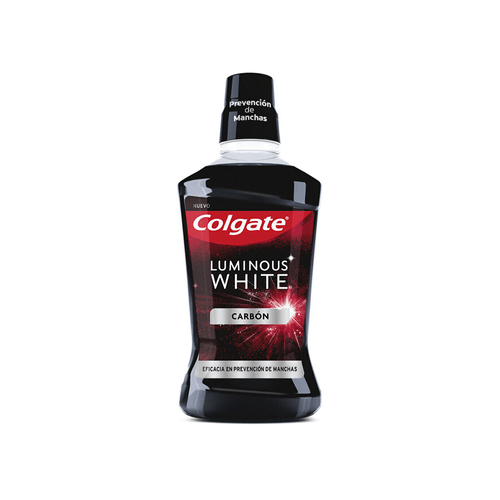 Enjuague Bucal Colgate Luminous White Charcoal x 500 ml