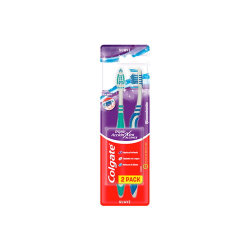 Cepillo de Dientes Colgate Zig Zag Plus Soft x 2 unid