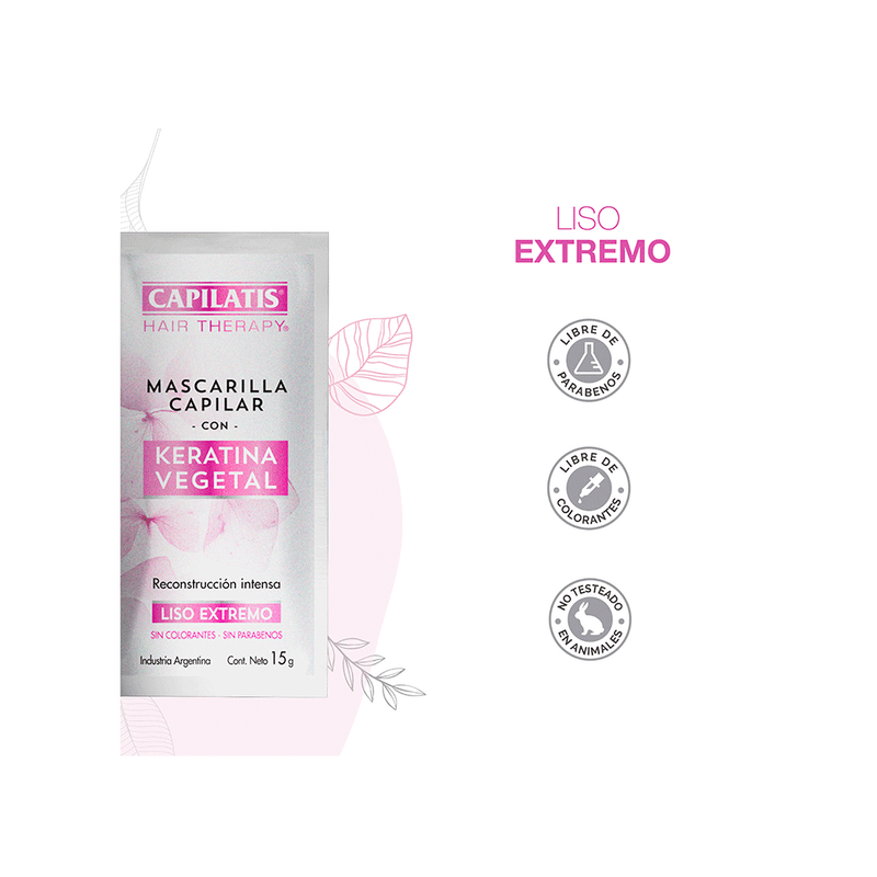 Capalitis-Mascarilla Intensiva Keratina Hair Therapy x 15 gr-7792640001853