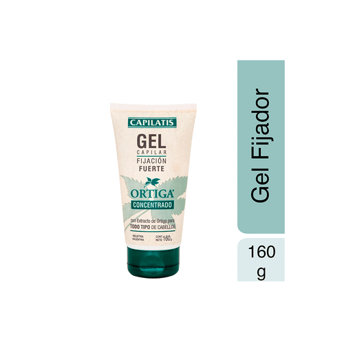 Gel Fijación Fuerte Capilatis Ortiga Concentrado x 160 gr