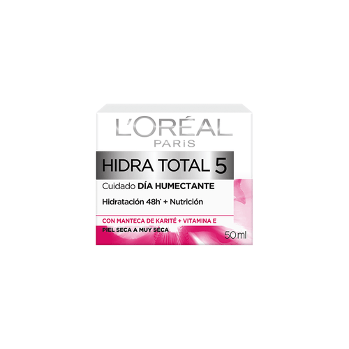 Crema Humectante Dia L'Oreal Paris Hidra Total 5 x 50 ml