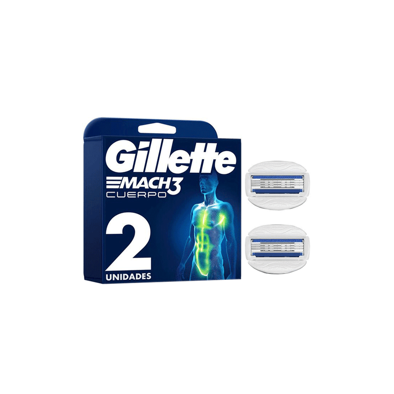 Repuesto-para-Maquina-de-Afeitar-Gillette-Mach3-x-2-unid-Gillette