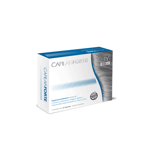 Cápsulas Vitamínicas By Derm Capilar forte x 60 caps