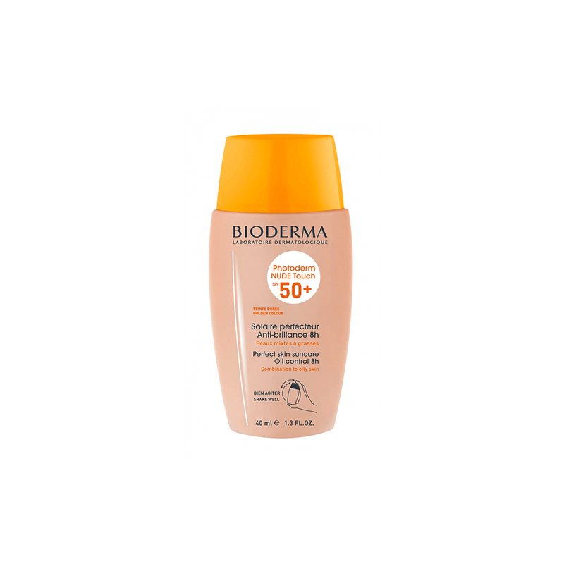Protector-Solar-Bioderma-Photoderm-Nude-Touch-SPF-50+-Tinta-Doree-x-40-ml