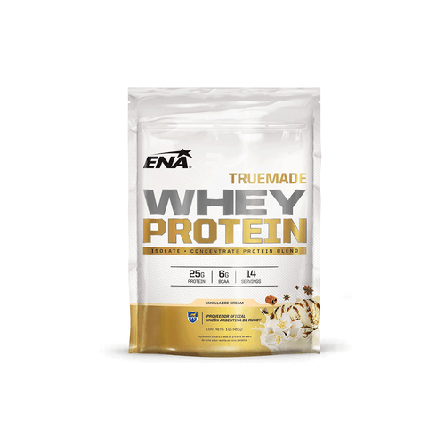 Suplemento Ena Truemade Whey Protein Vainilla Ice Cream x 453 gr