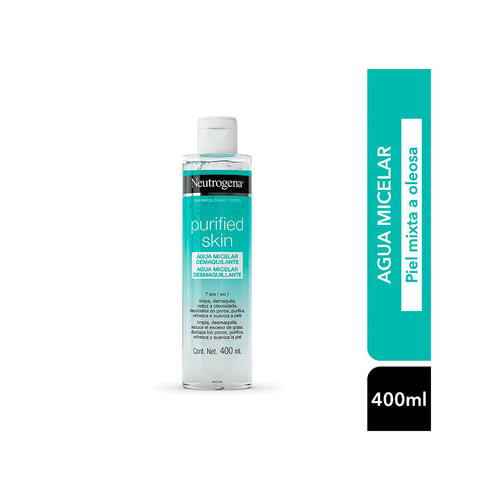 Agua Micelar Neutrogena Purified Skin 7 En 1 x 400 ml