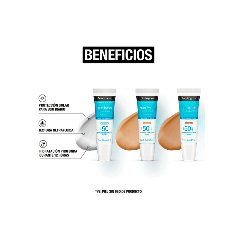 Protector-Solar-Facial-Neutrogena-Hydro-Boost-Sin-Color-FPS50-x-40-ml