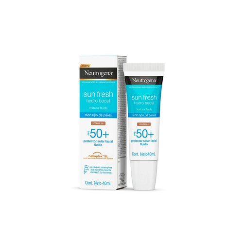 Protector Solar Neutrogena Sun Hydro Boost FPS50 Tono Medio x 40 ml