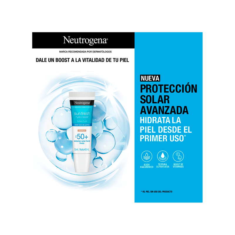 Protector-Solar-Facial-Neutrogena-Hydro-Boost-FPS50-Tono-Claro-x-40-ml
