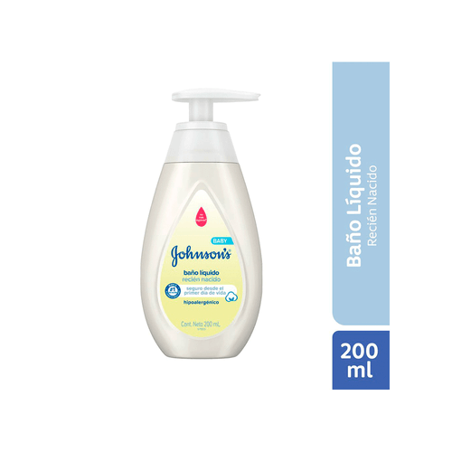 Jabón Líquido Para Bebé Johnson's Recién Nacido x 200 ml