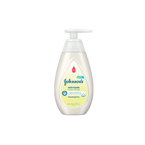 Jabón Líquido Para Bebé Johnson's Recién Nacido x 200 ml
