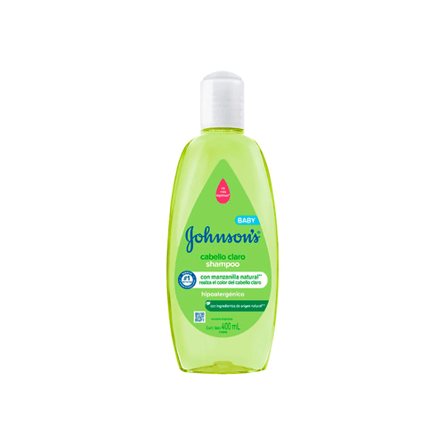 Shampoo Para Bebé Johnson's Cabello Claro x 400 ml