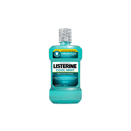 Enjuague Bucal Listerine Cool Mint Frescura Intensa x 500 ml