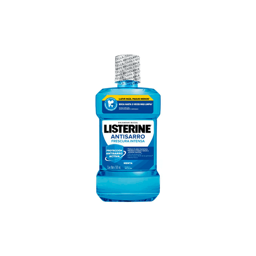 Enjuague Bucal Listerine Antisarro Frescura Intensa x 500 ml