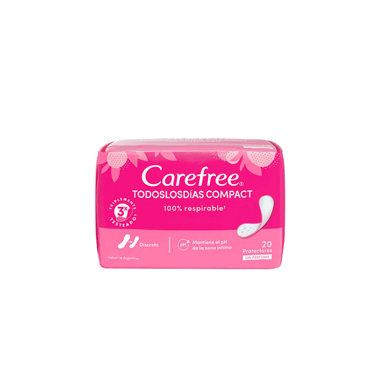 Protectores-diarios-CAREFREE-Todos-Los-Dias-Compact-x20-un