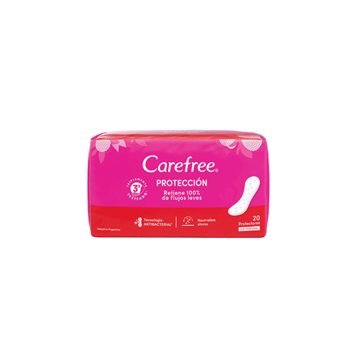 Protectores Diarios Carefree Protección x 20 unid