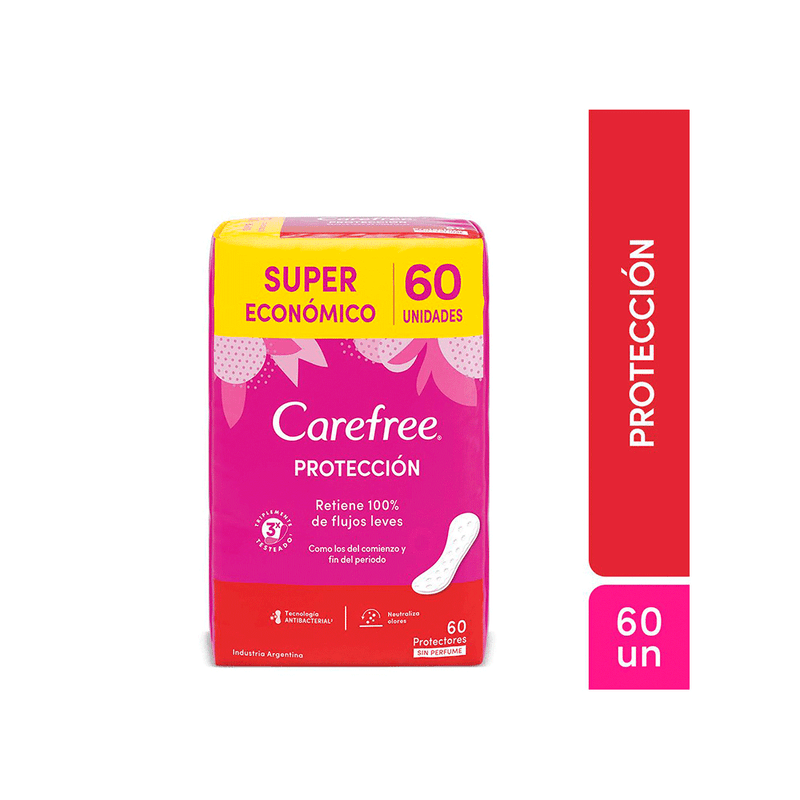Protectores-diarios-CAREFREE-Proteccion-x60-un