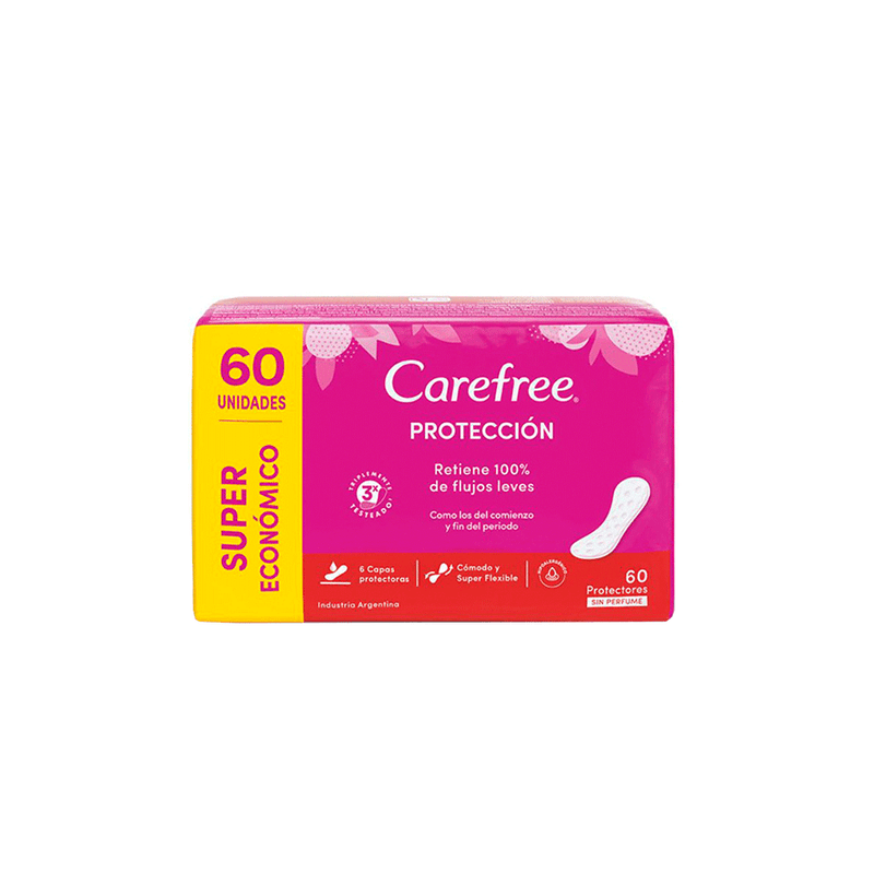 Protectores-diarios-CAREFREE-Proteccion-x60-un