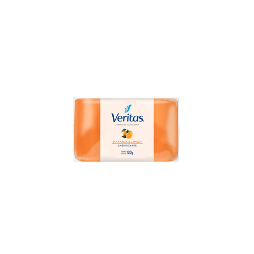 Jabón De Glicerina Veritas Naranja &amp; Limón x 120 gr