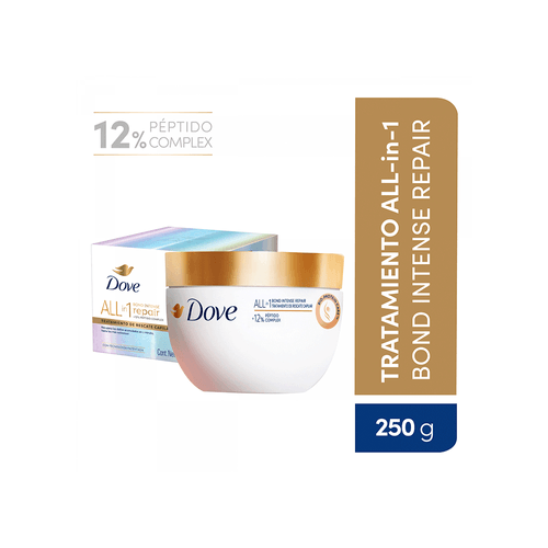 Máscara de Tratamiento Dove Bond Intense Repair x 250 gr