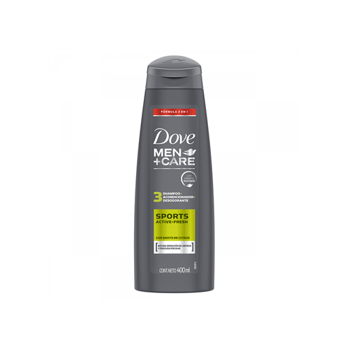 Shampoo Dove Men Active Fresh x 400 ml