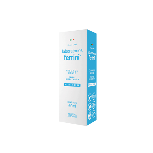 Crema Para Manos Ferrini Triple Hidratacion x 60 ml