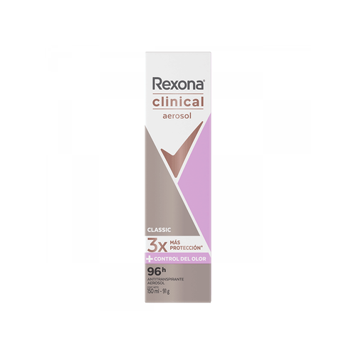 Antitranspirante Rexona Clinical Classic x 150 ml