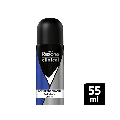 Antitranspirante Rexona Clinical Men Aerosol x 55 ml