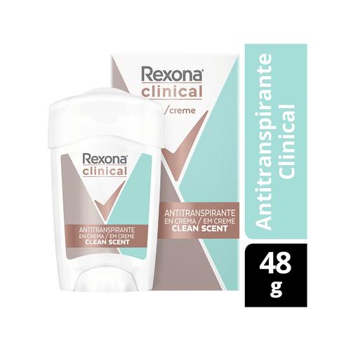 Antitranspirante Clinical Clean Scent Crema x 48 gr