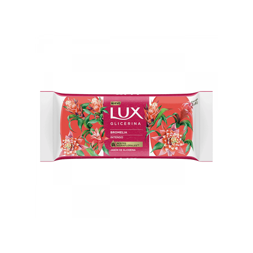 Jabon de Tocador Lux de Glicerina Bromelia 3 unid x 90 gr