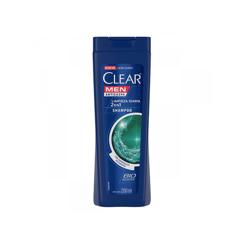 Shampoo Clear 2 en 1 Limpieza Diaria x 200 ml