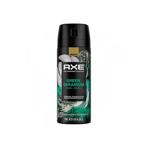 Desodorante en Aerosol Axe Green Geranium x 150 ml