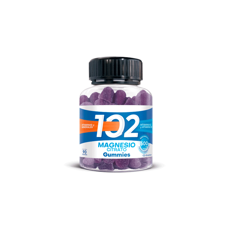 Gummies 102 Magnesio x 90 unid