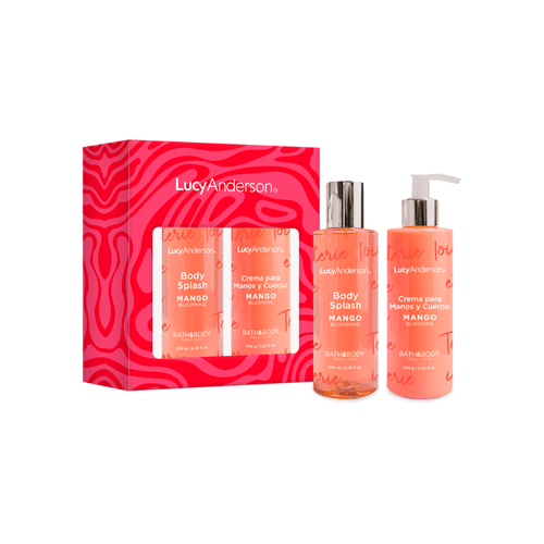 Estuche Lucy Anderson Body Splash + Crema Para Manos y Corporal Mango