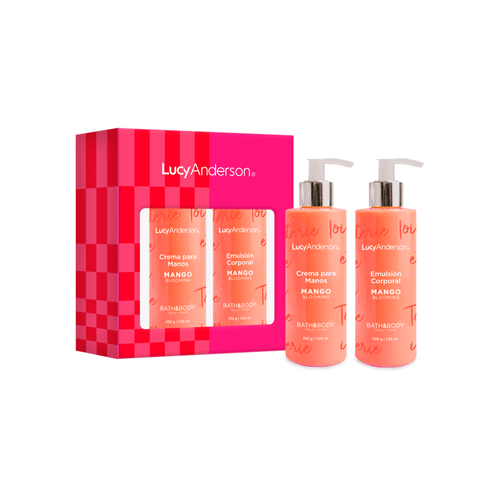 Estuche Lucy Anderson Crema Para Manos + Emulsion Corporal Mango