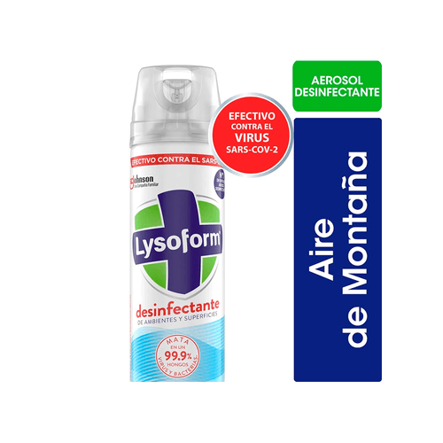 Desinfectante en Aerosol de Ambientes Lysoform Aire de Montaña x 380 ml