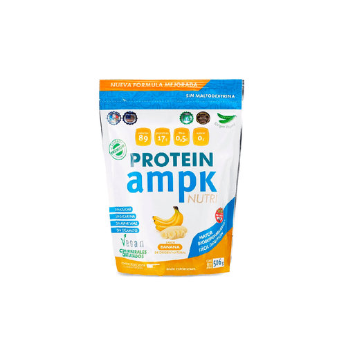 Batido de Proteína Vegana Ampk Sabor Banana x 506 gr