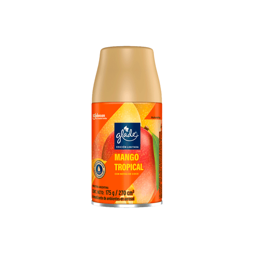 Aromatizante de Ambiente Glade Mango x 270 ml
