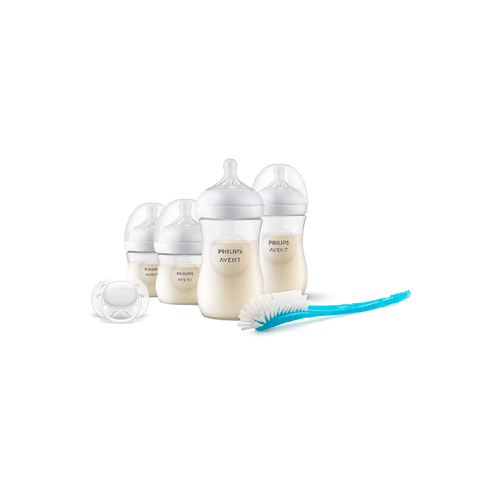 Combo Philips Avent Mamaderas Natural Response x 4 unid + Cepillo + Chupete