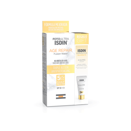 Pack Isdin Ultra Age Repair FPS50 + Contorno K Ox Eyes x 3 ml