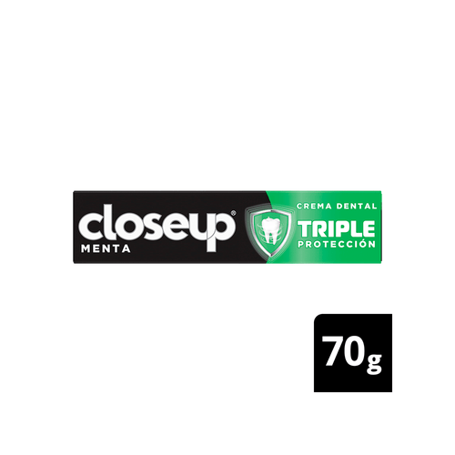 Crema Dental Close Up Triple Proteccion Menta x 70 gr