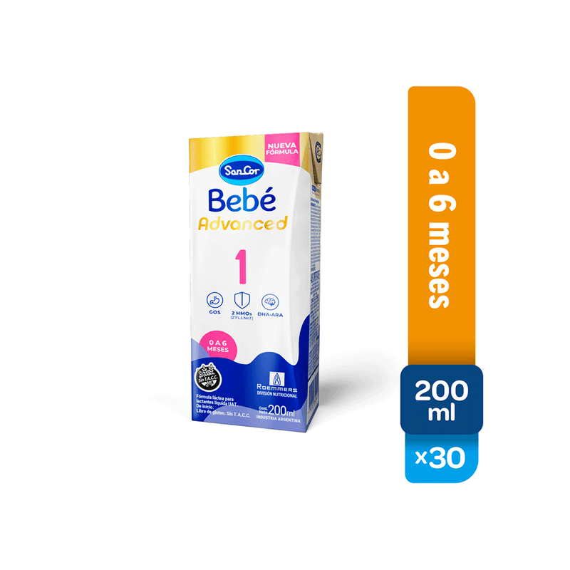 SanCor-Bebe-1-Advanced-x-200-ml-x-30-unid